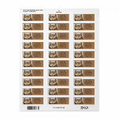 Grote Adresetiketten voor de orkaan van paarden Etiket (Full Sheet)