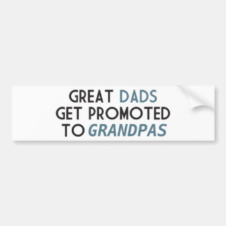 Grote advertenties worden gepromoot naar Grandpas Bumpersticker