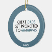 Grote advertenties worden gepromoot naar Grandpas Keramisch Ornament (Links)
