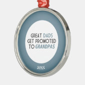 Grote advertenties worden gepromoot naar Grandpas Metalen Ornament (Links)