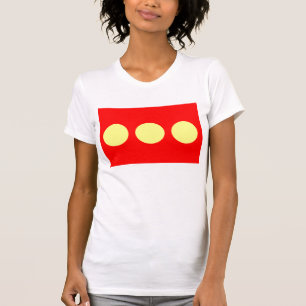 GROTE AFDRUK Freetown Christiania Flag T-shirt