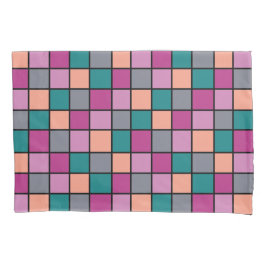 grote afdruk van het tegel-patroon kussensloop