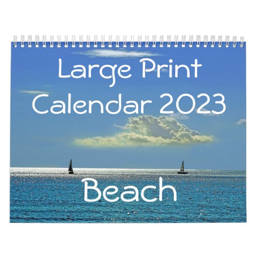 Grote afdrukagenda 2015 - strand kalender (Hoes)