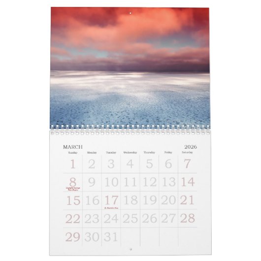 Grote afdrukkanalender voor 2023 - Clouds Kalender (Mar 2026)