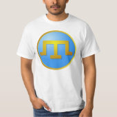 GROTE AFDRUKKING Krim Tatars' Tamga T-shirt (Voorkant)