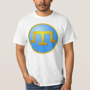 GROTE AFDRUKKING Krim Tatars' Tamga T-shirt