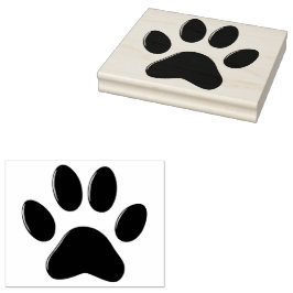 Grote afdrukstempel voor Paw Rubberstempel