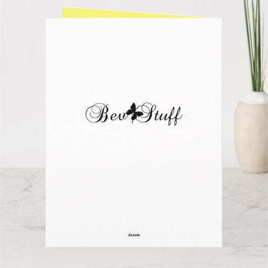 Grote Afscheid Adios Cheerio 8 x 10 Afscheid Kaart (Achterkant)