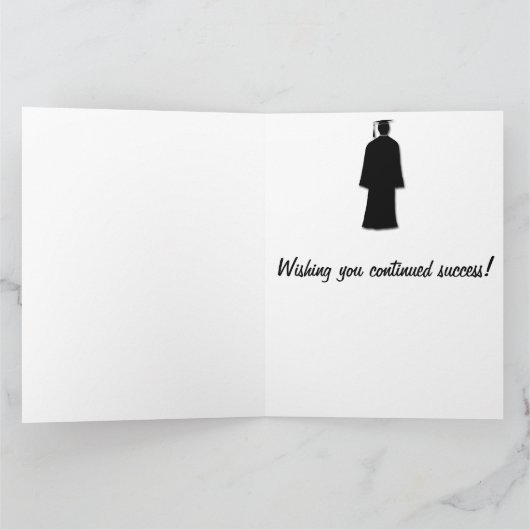 Grote Afstuderen van het Afstudeerder van het Kaart (Binnen)