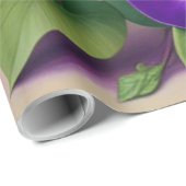 Grote AI Art Violets inpakpapier (Rol Hoek)