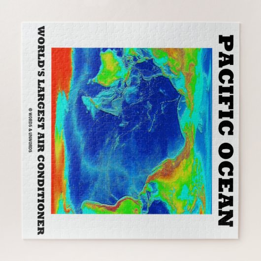 Grote airconditioner in de Stille Oceaan Legpuzzel (Horizontaal)