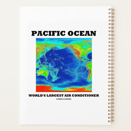 Grote airconditioner in de Stille Oceaan Planner (Achterkant)