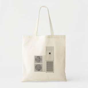 Grote airconditioner tote bag