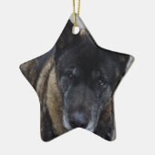 Grote Akita Keramisch Ornament (Links)