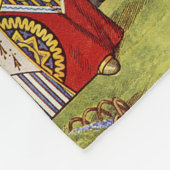 Grote Alice in Wonderland Blanket Fleece Deken (Hoek)