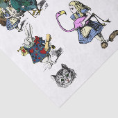 Grote Alice in Wonderland Klassieke ontvlechtingsv Tissuepapier (Detail)