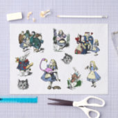 Grote Alice in Wonderland Klassieke ontvlechtingsv Tissuepapier (Craft)