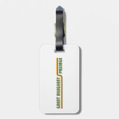 Grote Allegheny Passage Bagagelabel (Achterkant verticaal)