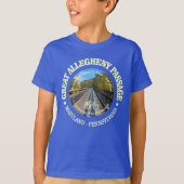 Grote Allegheny Passage (fietsen c) T-shirt (Voorkant)