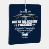 Grote Allegheny Passage (H2) Keramisch Ornament (Rechts)