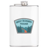 Grote Allegheny Passage Heupfles (Voorkant)