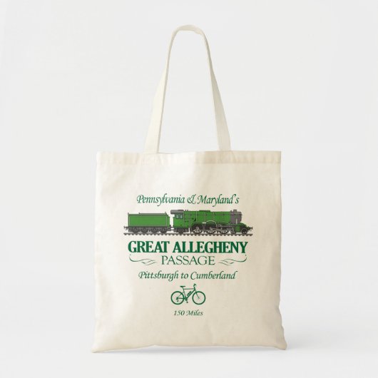 Grote Allegheny Passage (RT2) Tote Bag (Voorkant)