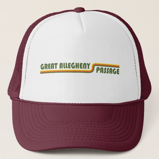 Grote Allegheny Passage Trucker Pet (Voorkant)