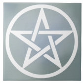 Grote Altaar Tegel - Pentacle Tegeltje (Voorkant)