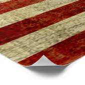 Grote American Flag Poster (Hoek)