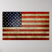 Grote American Flag Poster (Voorkant)