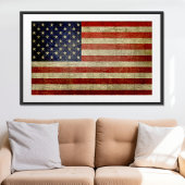 Grote American Flag Poster