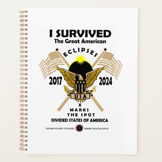 Grote Amerikaanse clipés Planner (Voorkant)