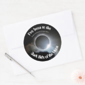 Grote Amerikaanse Eclipse Sticker (Envelop)