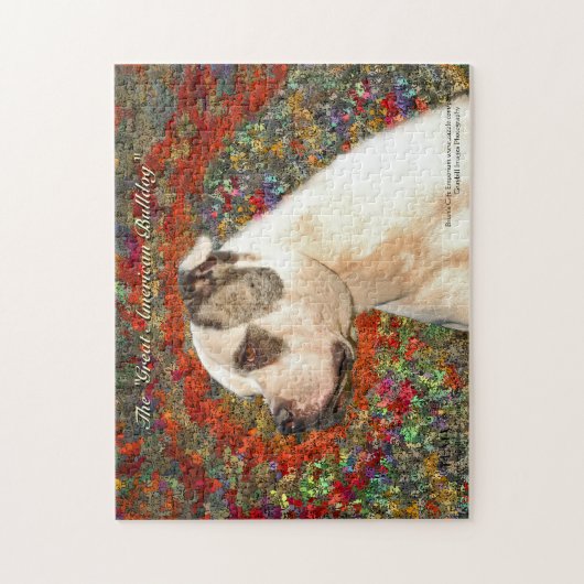 Grote Amerikaanse hond Legpuzzel (Verticaal)