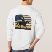 Grote Amerikaanse Roundup shirt, westerne jurk shi T-shirt (Achterkant)