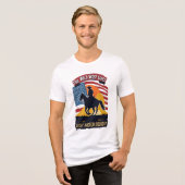 Grote Amerikaanse Roundup shirt, westerne jurk shi Tri-Blend Shirt (Voorkant volledig)