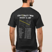 Grote Amerikaanse totale zonnestraal T-shirt (Achterkant)