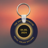 Grote Amerikaanse totale zonsverduistering 8 april Sleutelhanger