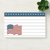 Grote Amerikaanse vlag Post merkt het op Post-it® Notes (Kantoor)