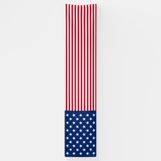Grote Amerikaanse vlag voor binnenshuis Spandoek (Verticaal)