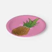 Grote ananas Thunder_Cove Papieren Bordje (Gekanteld)