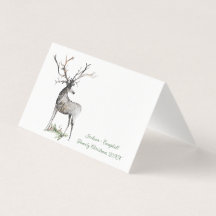 Grote Antler Stag Deer Guest-kaart
