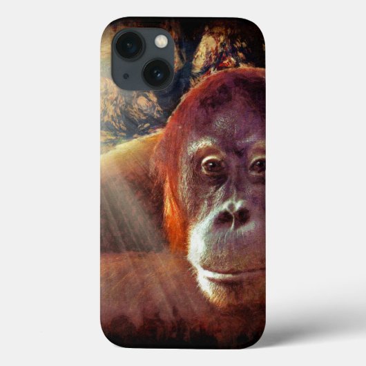 Grote ape Orangutan Wildlife Animal Lovers Case-Mate iPhone Case (Achterkant)