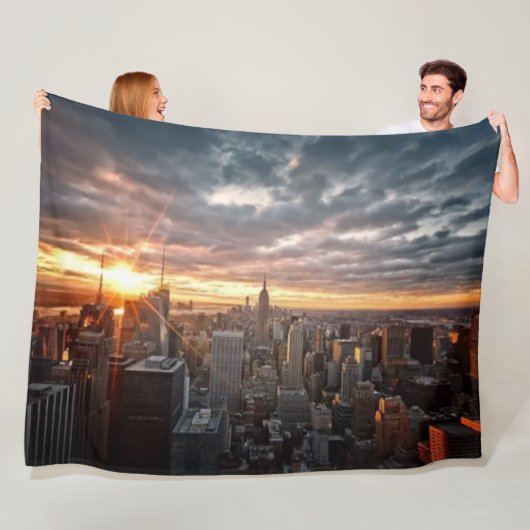 GROTE APPEL FLEECE DEKEN (In situ)