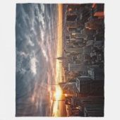 GROTE APPEL FLEECE DEKEN (Voorkant)