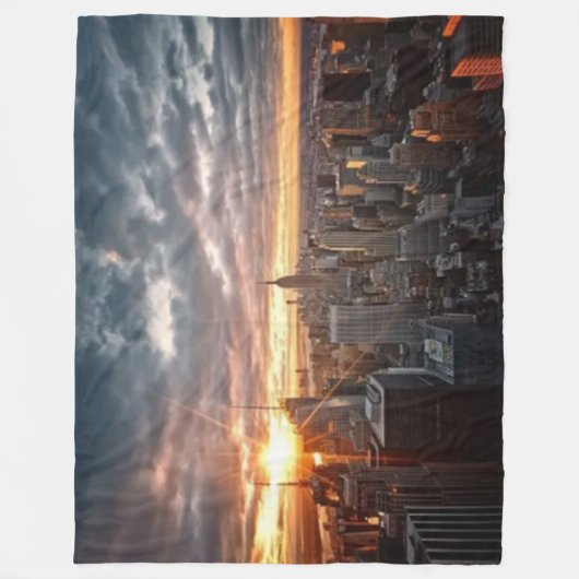 GROTE APPEL FLEECE DEKEN (Voorkant)