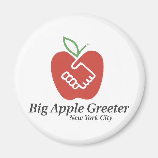Grote Apple Greeter, Inc. Magneet (Voorkant)