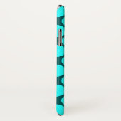 Grote Aqua Polka Dots op Blauwgroen Case-Mate iPhone Case (Achterkant/rechts)