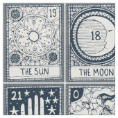 grote arcana tarot indigo - stof (Close Up)