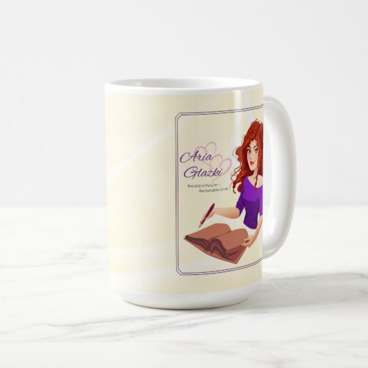 Grote Aria Glazki-mok (15 oz) Koffiemok (Voorkant rechts)